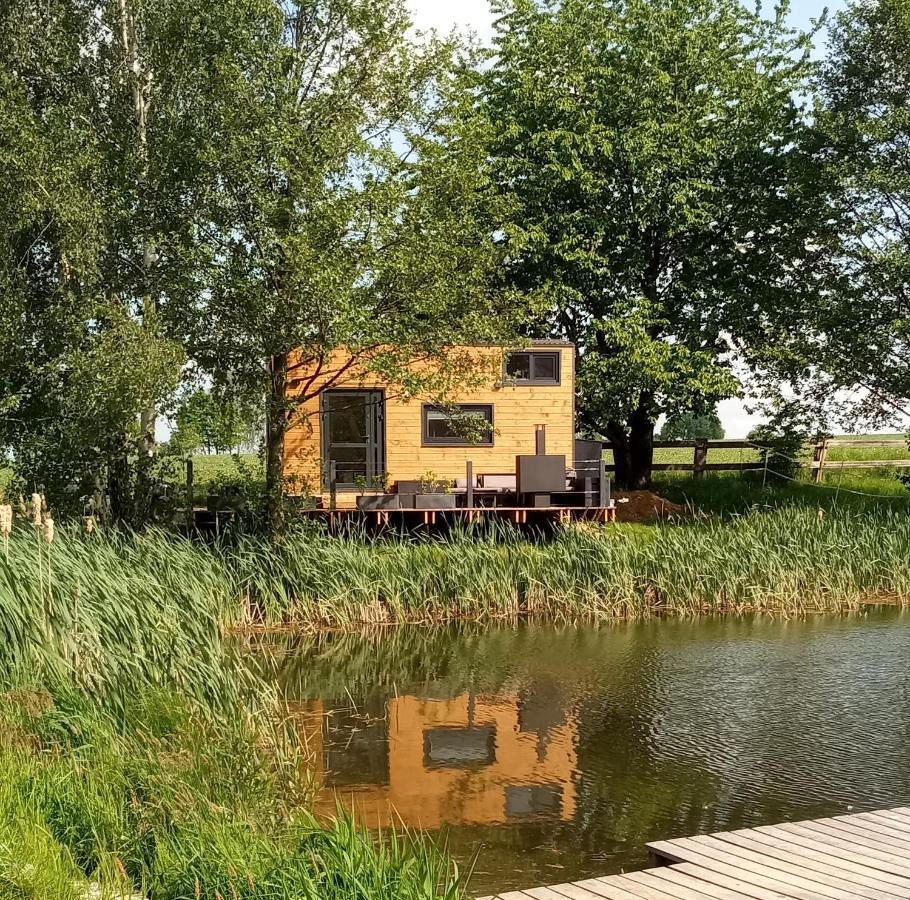 Tinyhousebeidresden 1 - Direkt Am Naturteich - Naehe Saechsische Schweiz, Dresden Grossharthau Екстер'єр фото